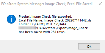 Catalogues image check – eStore